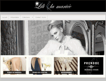 Tablet Screenshot of lililamariee.com